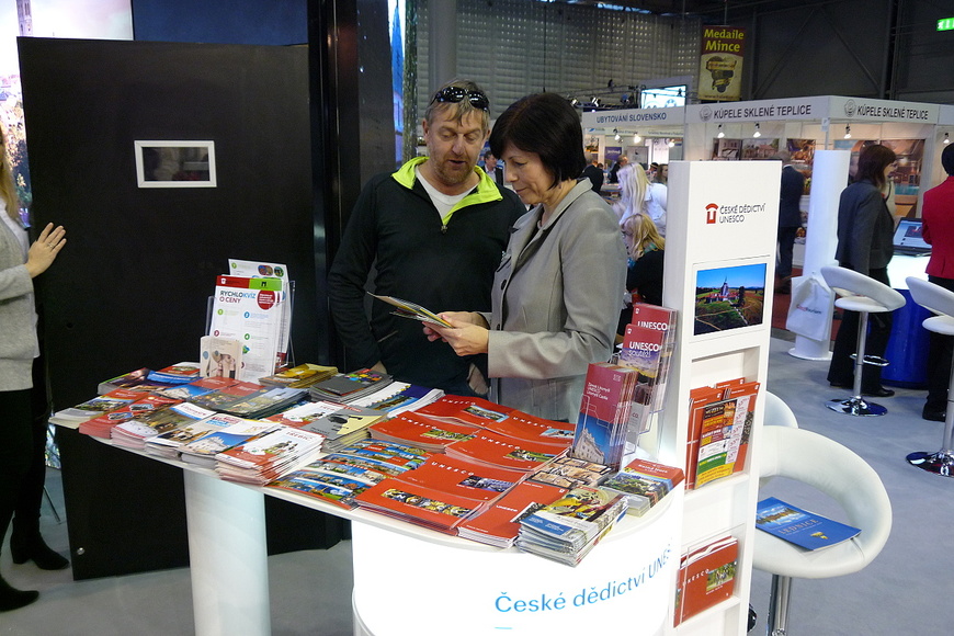 GO & REGIONTOUR 2017 (expozice CzechTourism-stánek UNESCO)
