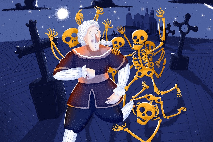 Aplikace Skryté příběhy - trasa Santini a kostlivci