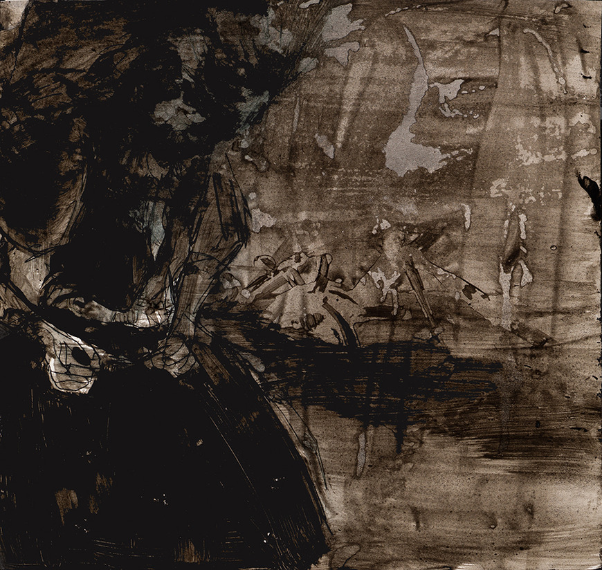 Domácí zjevení 8, 2015, balakryl, papír, 30 x 29 cm.jpg