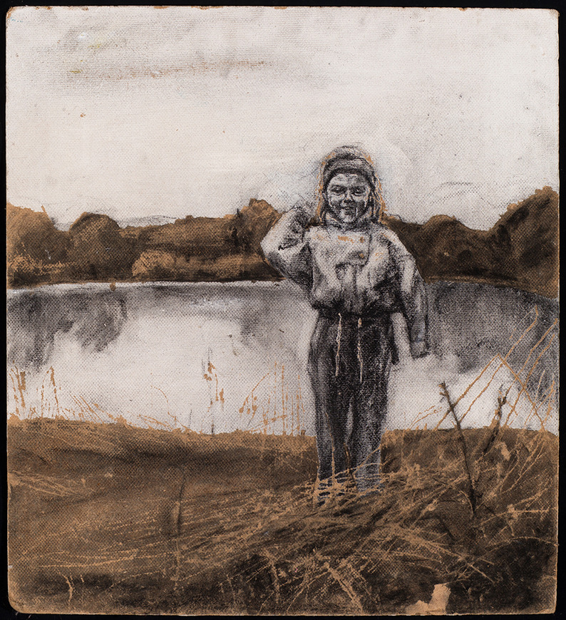 Rena u rybníka, 2012, komb.tech., 55 x 60 cm.jpg